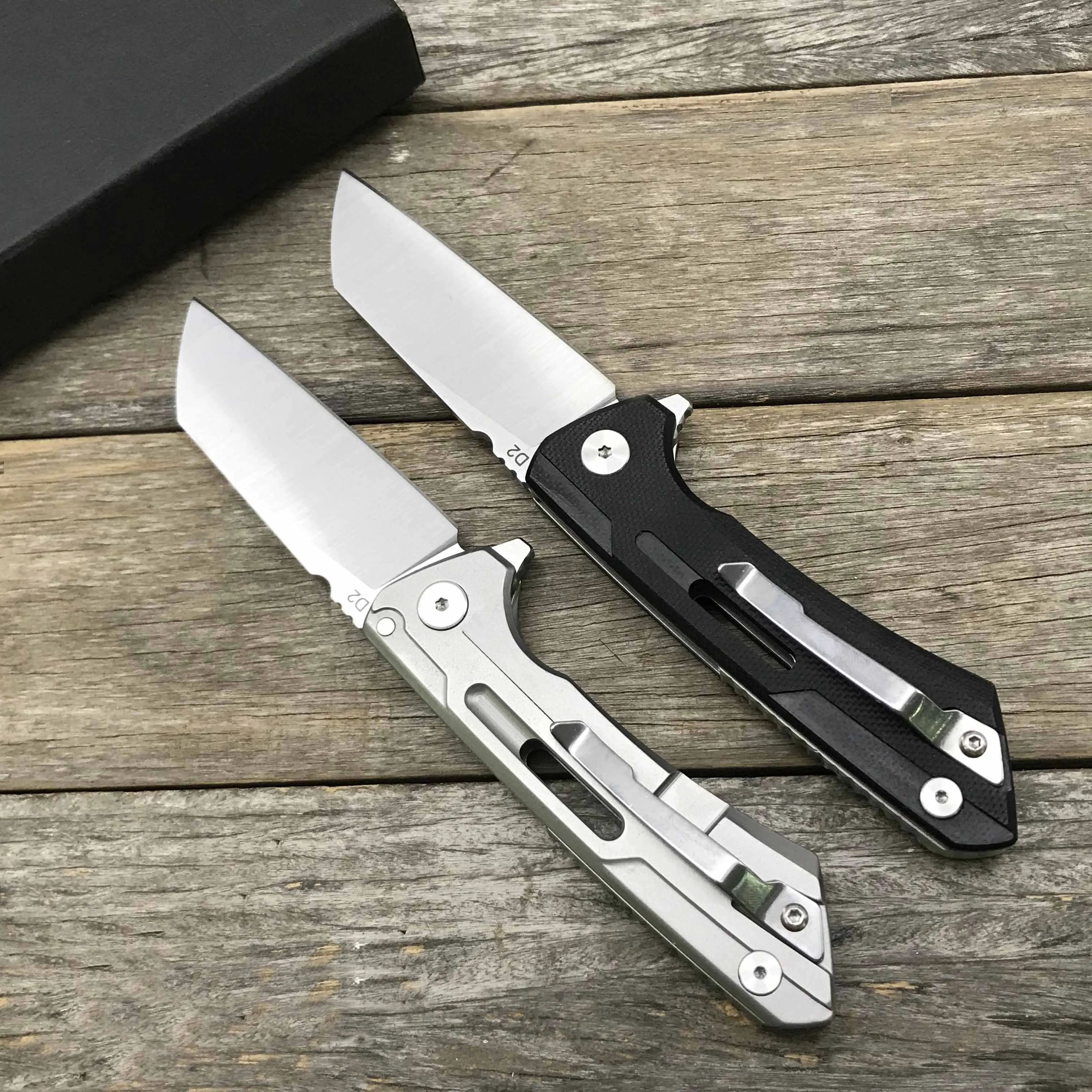 Складной нож LDT Buster D2 Blade из стали/G10 шариковый подшипник тактический для