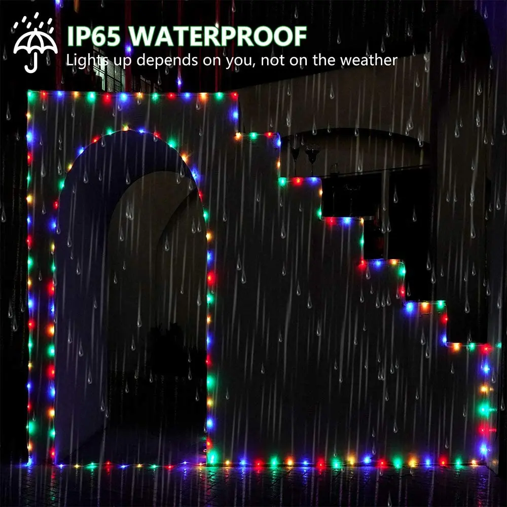 

Solar Lights for Garden Decoration 100/50 LED String Outdoor Waterproof Festoon Rope Tube Garland Party Christmas Fairy Lights