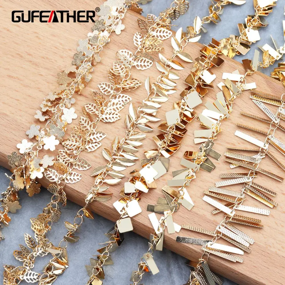 

GUFEATHER C68,jewelry accessories,diy chain,18k gold plated,0.3 microns,jewelry finding,jewelry making,diy chain necklace,1m/lot