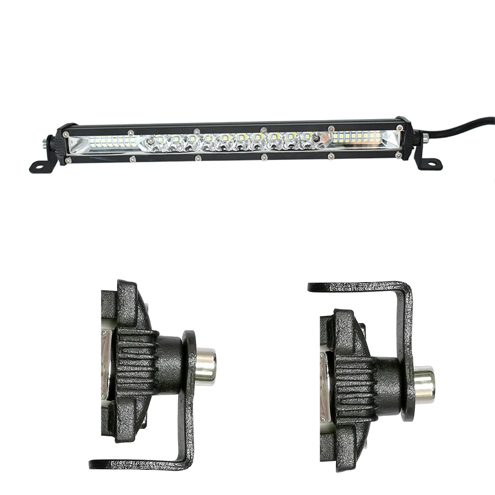 ECAHAYAKU 1 Piece 11inch 78W LED Work Light for Car Mid net and gap between luggage rack roof top IP67 Pickup train | Автомобили и