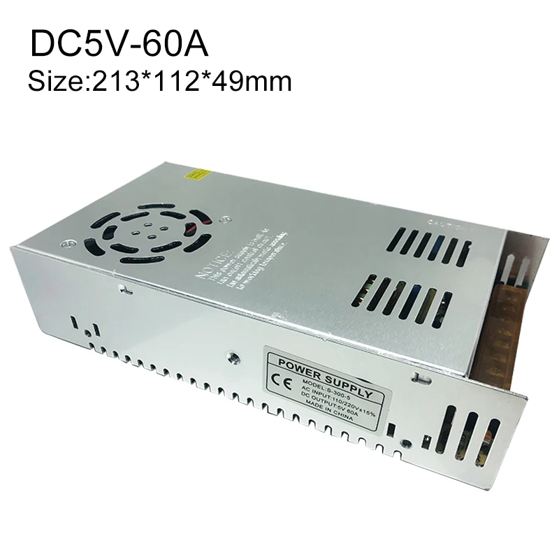 5V Power Adapter 5V 2A 3A 5A 6A 10A 20A 30A 40A 60A Adapter Supply AC 220V To DC 5 Volt Transformer For LED Strips Driver CCTV