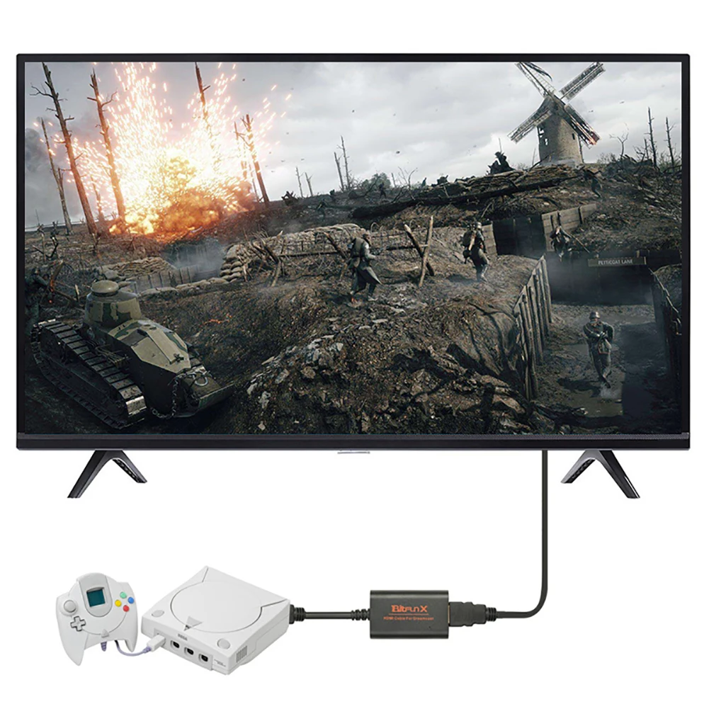 Адаптер HDMI Прочный Удобный кабель преобразователя высокой четкости для игрового