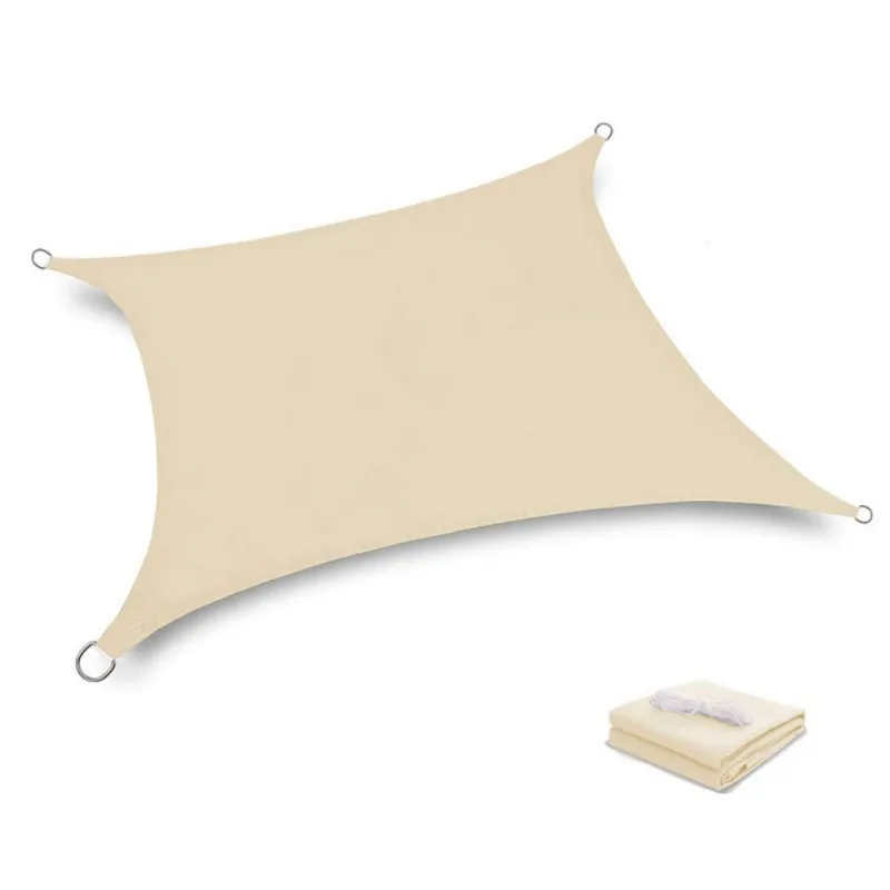 

300D Waterproof Sunshade Anti-ultraviolet Oxford Rectangular Shade Sail Garden Terrace Canopy Swimming Camping Shade Sail