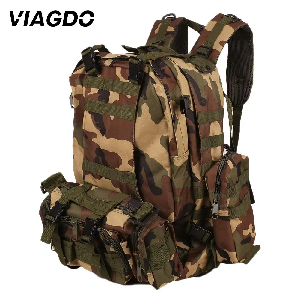 Тактический рюкзак 4 в 1 военная спортивная сумка для отдыха на открытом воздухе