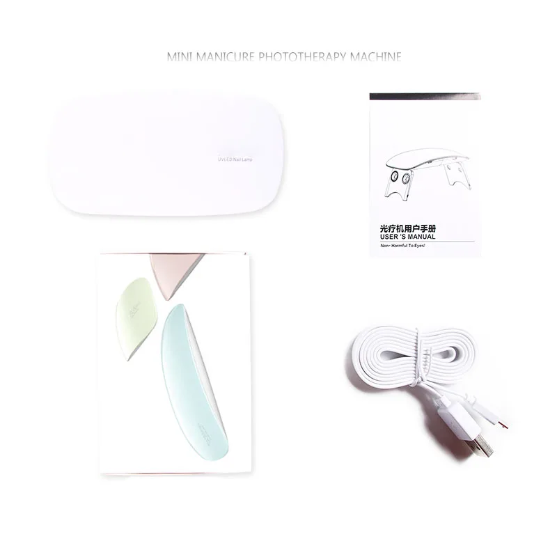 

SUNmini 6w UV LED Lamp Nail Dryer Portable USB Cable For Prime Gift Home Use Gel Nail Polish Dryer Mini USB LED UV lamps