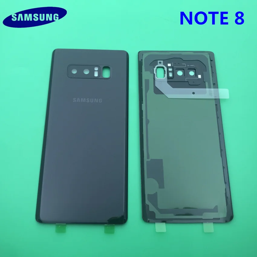 10 шт./лот Оригинальный Новый Samsung Galaxy Note8 Note 8 задняя крышка батарейного отсека 3D