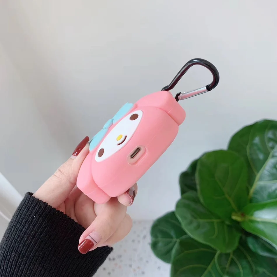 3D чехол для наушников для Airpods, чехол, милый силиконовый чехол с изображением собаки утки из мультфильма для Apple Air pods 2, наушники/Earpods, чехол, брелок, кольцо