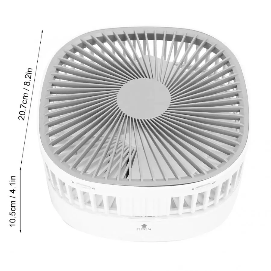

Air Conditioner Telescopic Fan Four-speed adjusted Folding Bladeless Fan USB Rechargeable Telescopic Fan With remote control