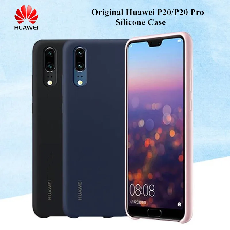 Чехол накладка для Huawei P20/P20 Pro силикон цвета на выбор Бамперы 