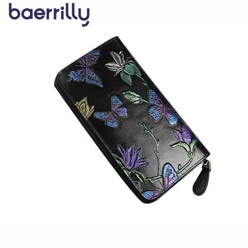 Женские кошельки и в национальном стиле из натуральной кожи женские с футляром