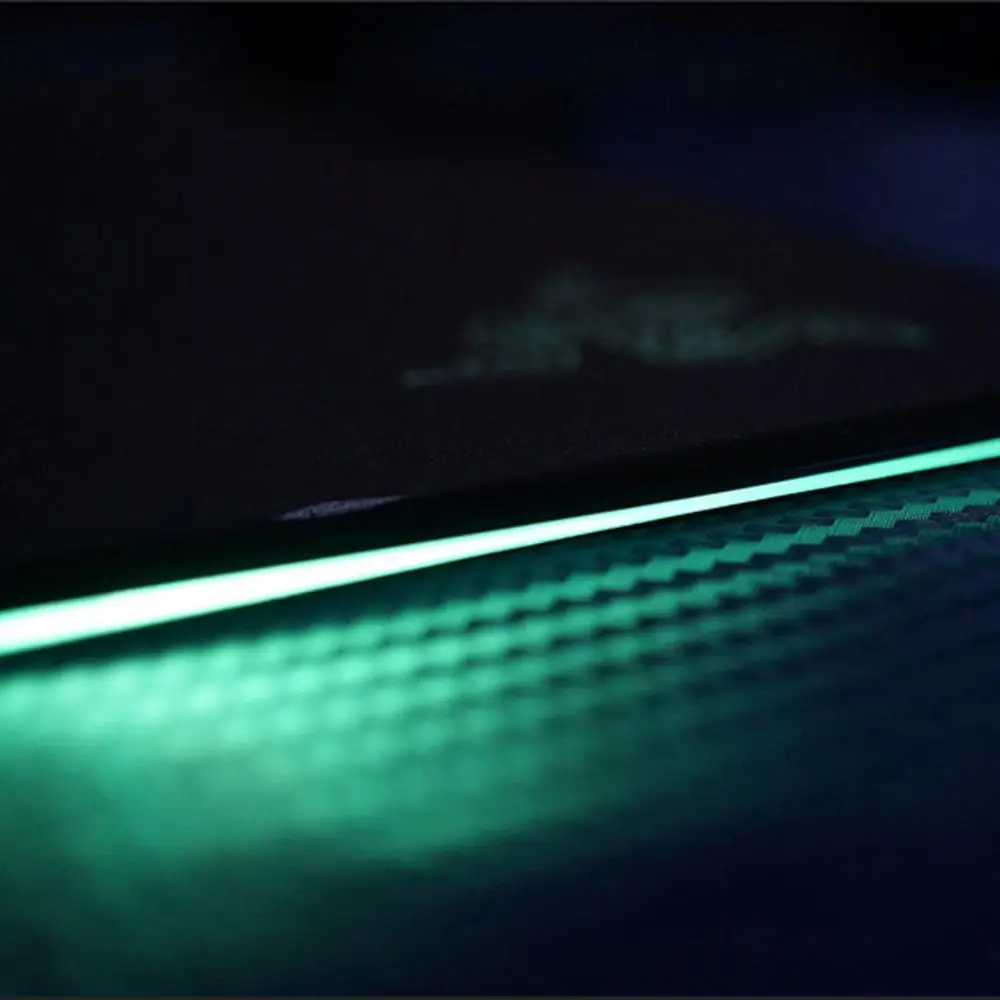 Проводной игровой коврик для мыши Besegad с подсветкой USB RGB нескользящий