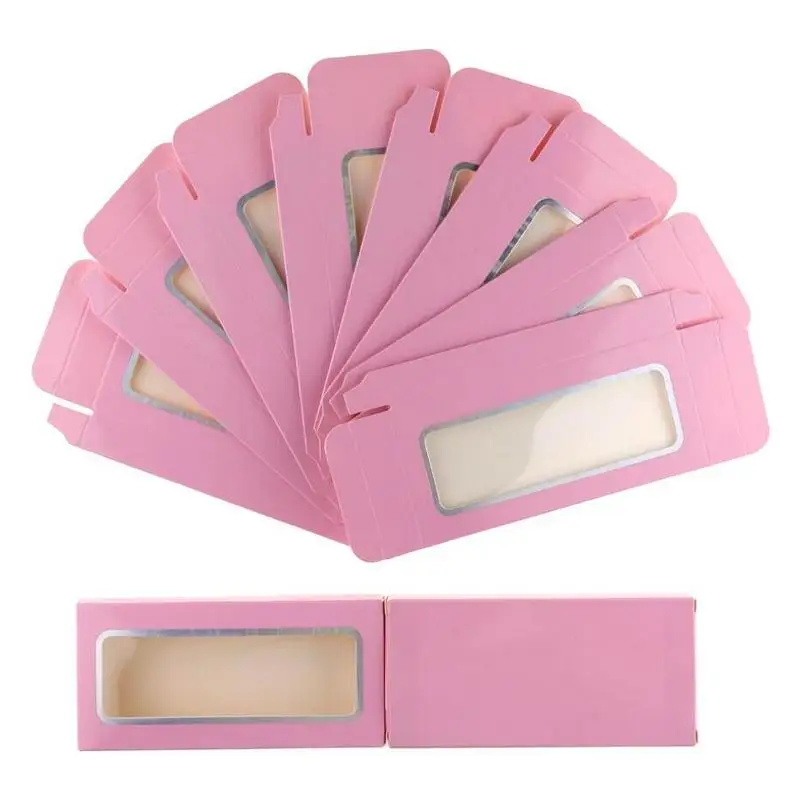 Оптовая продажа 50 шт. бумажная коробка для упаковки накладных ресниц коробки