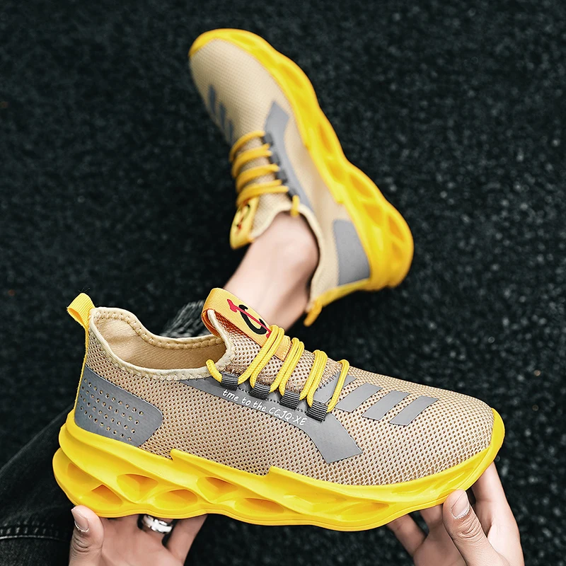 

Men High Quality Training Tennis Shoe with Non-slip Sneakers Lightweight Breathable Casual Sneakers Sapatos Casuais Homens Gym