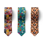Модный мультяшный милый мужской галстук, повседневный галстук шириной 8 см, забавный мужской галстук унисекс из полиэстера, галстук для вечевечерние, джентльменский галстук