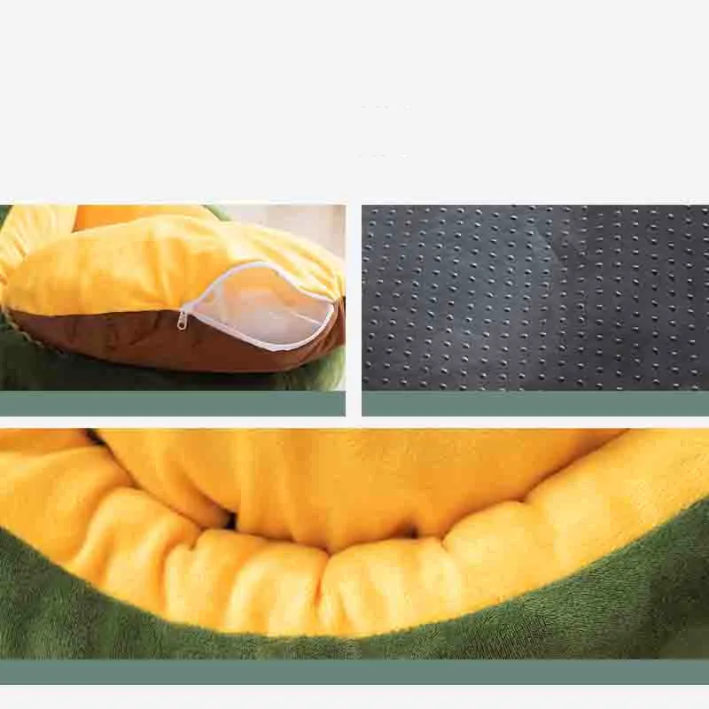 

Winter Plush Removable and Washable Pet Litter Dog Mat Kitten Bed Warm Frog Small Dog Sleeping Mat Cat Room Kennel Bed