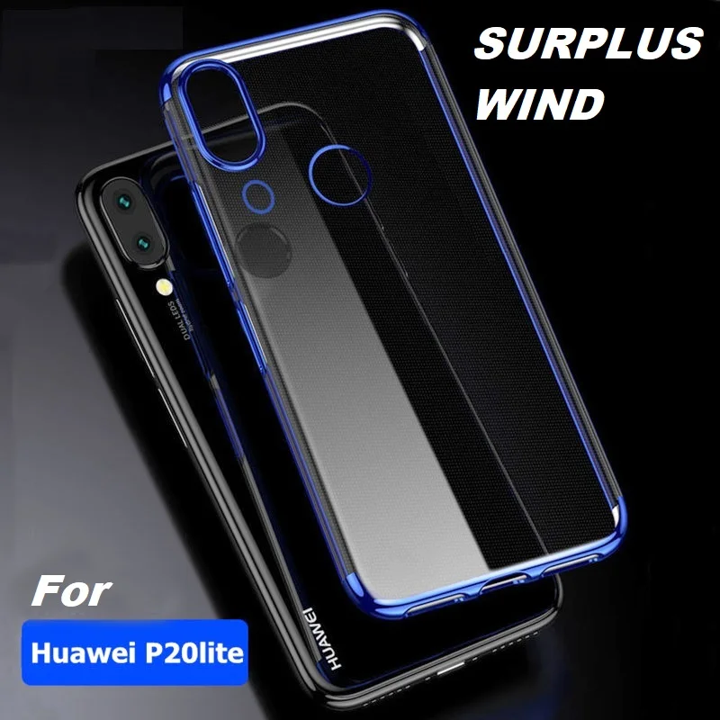 Чехол бампер для телефона Huawei P20 Lite Pro задняя крышка прозрачное покрытие ТПУ