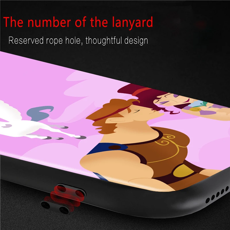

Soft TPU Hercules Disney Shockproof Cover For Xiaomi Redmi K40 K30i K30T K30S K30 K20 10X Ultra Pro Black Phone Case