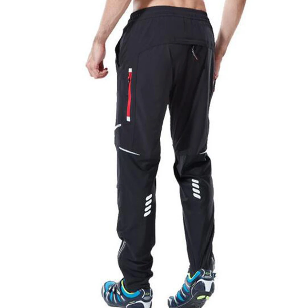 Light Comfortable Cycling Pants Trousers Men Women Spring Summer Breathable Hight Elasticity Sports Pants Reflective Trousers