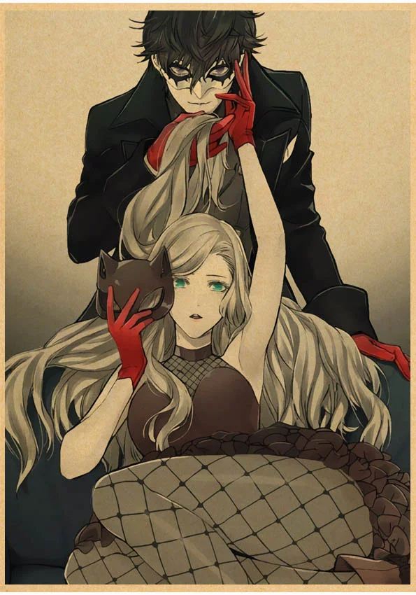Persona 5 настенные плакаты картины Художественная печать плакат винтажный дом