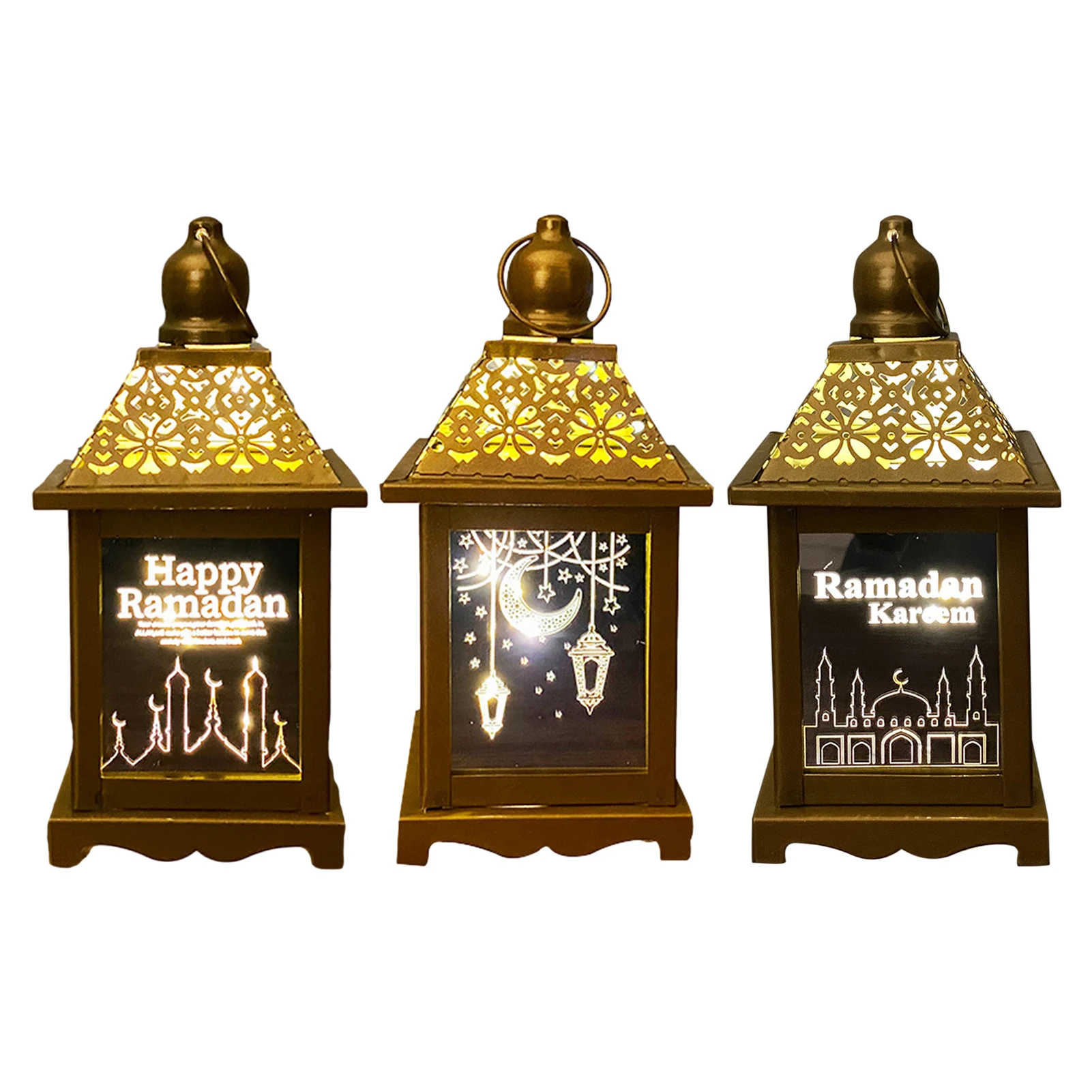 ИД Рамадан Mubarak светильник наружный подвесной Декор уникальный голографический