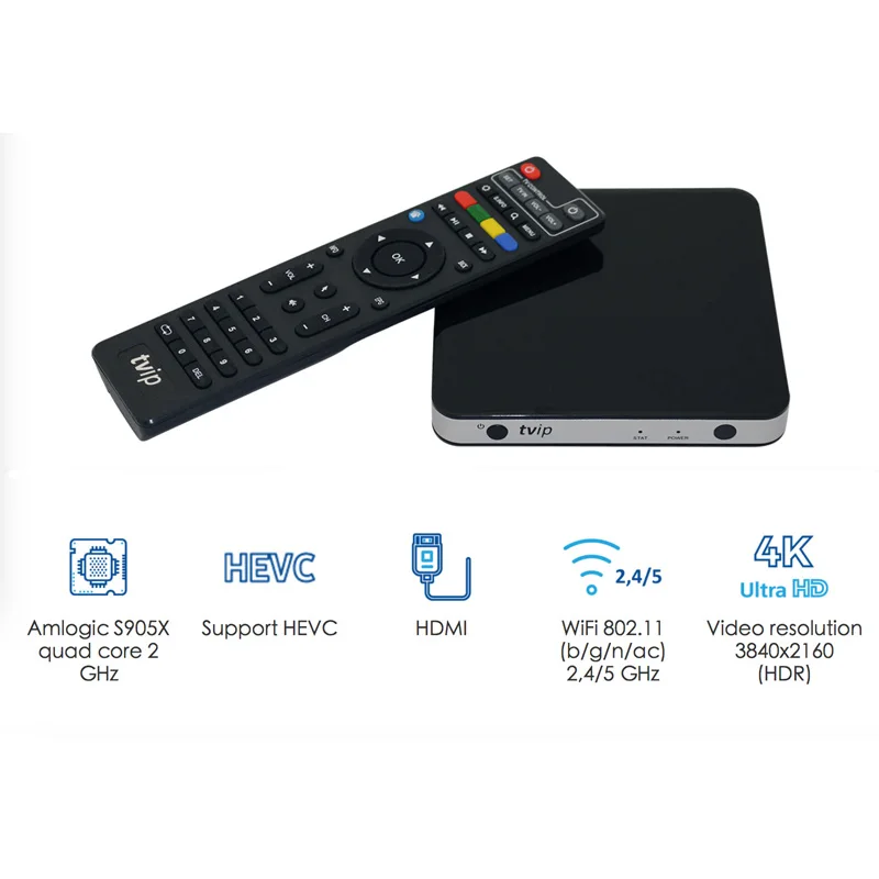 ТВ IP 605 Скандинавии Смарт коробка Linux OS Amlogic S905X 2 4G/5G Wi Fi Nordic One 4K Декодер каналов