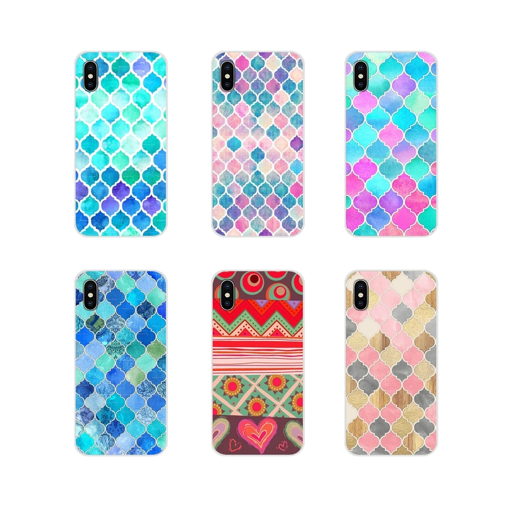 Темно серый мятный деревянный и золотой марокканский для Apple IPhone X XR XS MAX 4 4s 5 5S 5C SE 6