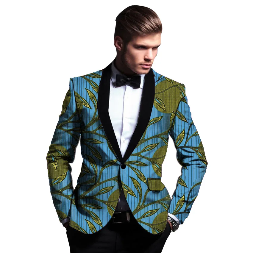Африканский принт мужские блейзеры официальный костюм традиционный мужской