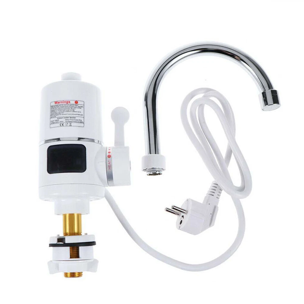 3000 Вт Электрический светодиодный кран Мгновенный водонагреватель Tankless холодной