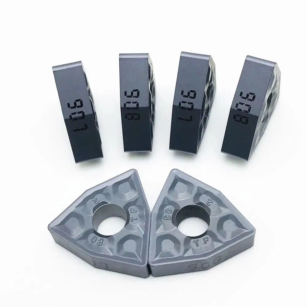Твердосплавные вставки WNMG080408 TF IC907 IC908 внешний токарный станок Инструменты WNMG 080408