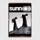 Sunn O) плакат, металлическая фотография, клубный дизайн, Настенный декор, жестяной знак, плакат