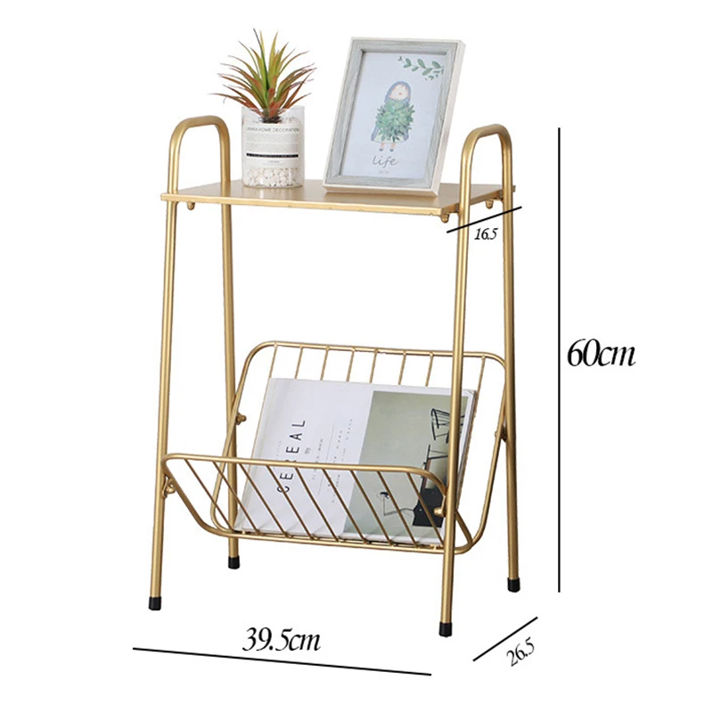 Креативные Стразы золотистые металлические журнальный столик гостиная