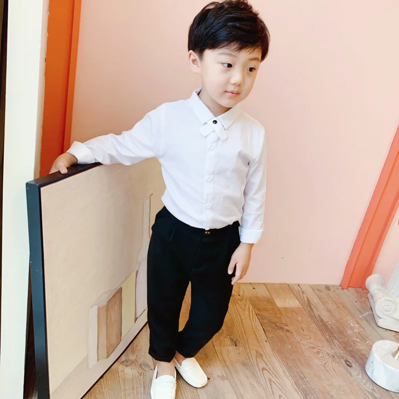 Костюм детский из куртки и брюк модный костюм для школьной вечеринки мальчиков