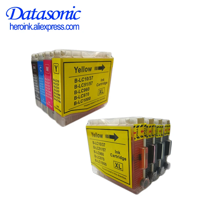 

Datasonic Ink cartridge compatible full for brother LC51 LC57 LC1000 LC960 LC970 LC37 for Brother DCP-130C DCP-135C MFC-235C