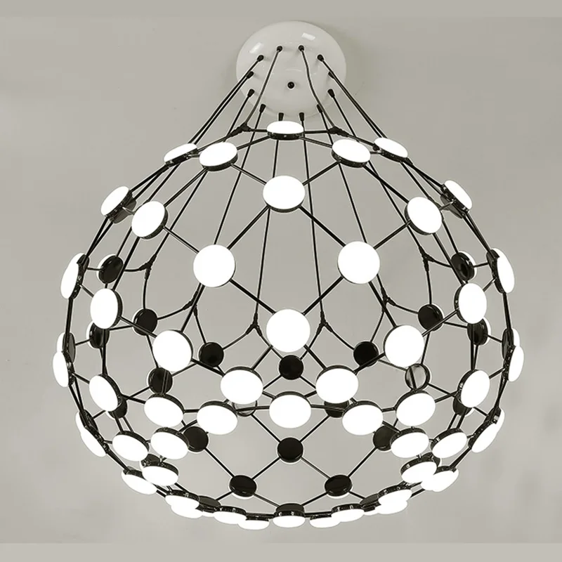 IKVVT современный акриловый светодиодный подвесной светильник сетчатая карманная