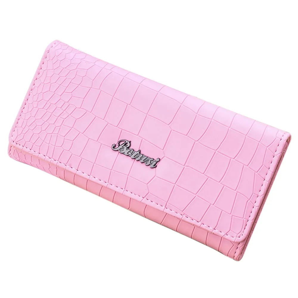 Aelicy, женские кошельки, длинные, с каменным узором, с застежкой, из искусственной кожи, кошелек, Женский кошелек, клатч, для денег, Женский кошелек, портмоне