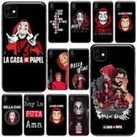money heist house paper tv phone case for iphone 11 12 pro xs max 8 7 6 6s plus x 5s se 2020 xr luxury brand shell funda coque