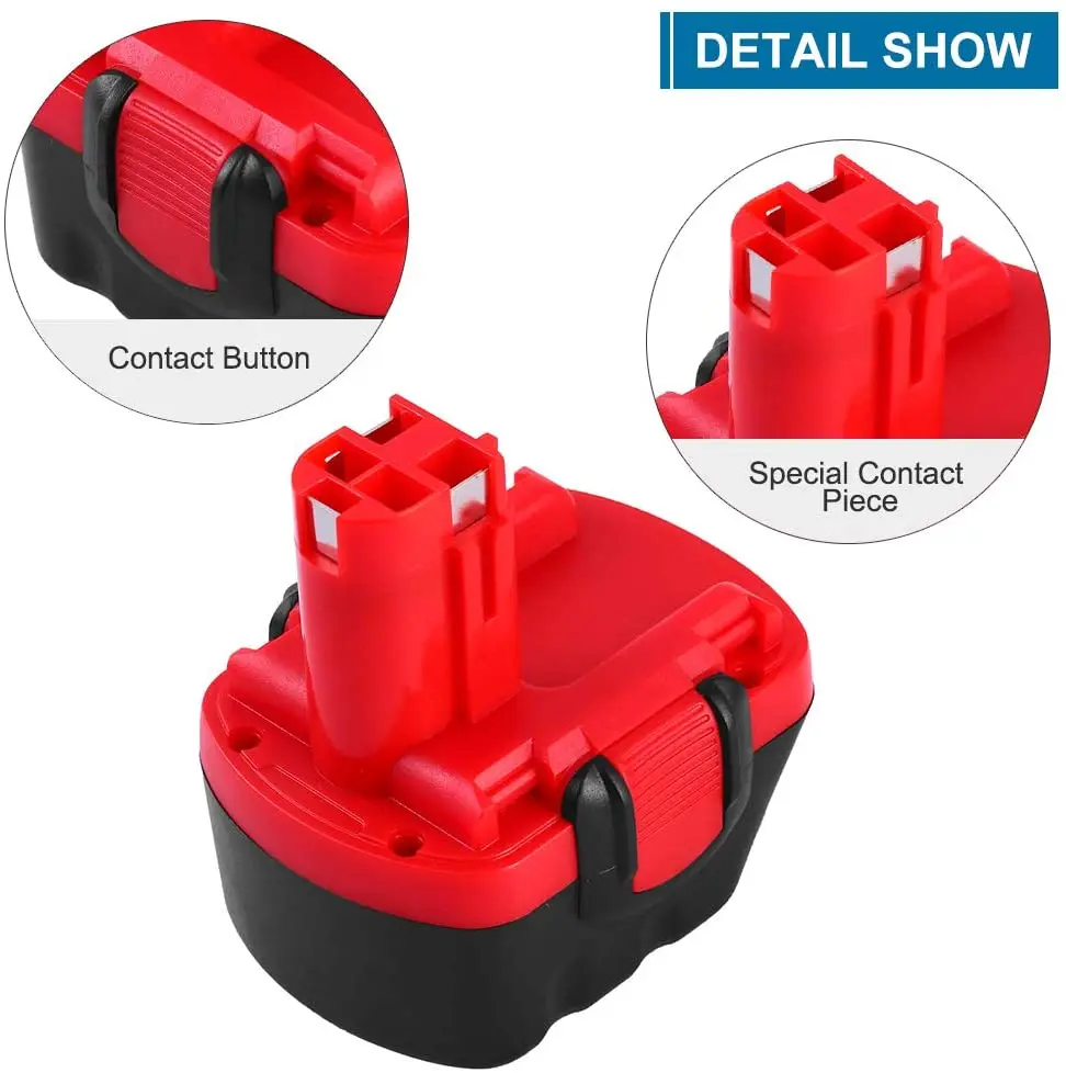 Аккумуляторная батарея 4000mAh BAT043 Ni-MH для Bosch 12 V Drill GSR VE-2 GSB PSB BAT045 BTA120 26073 35430 - купить