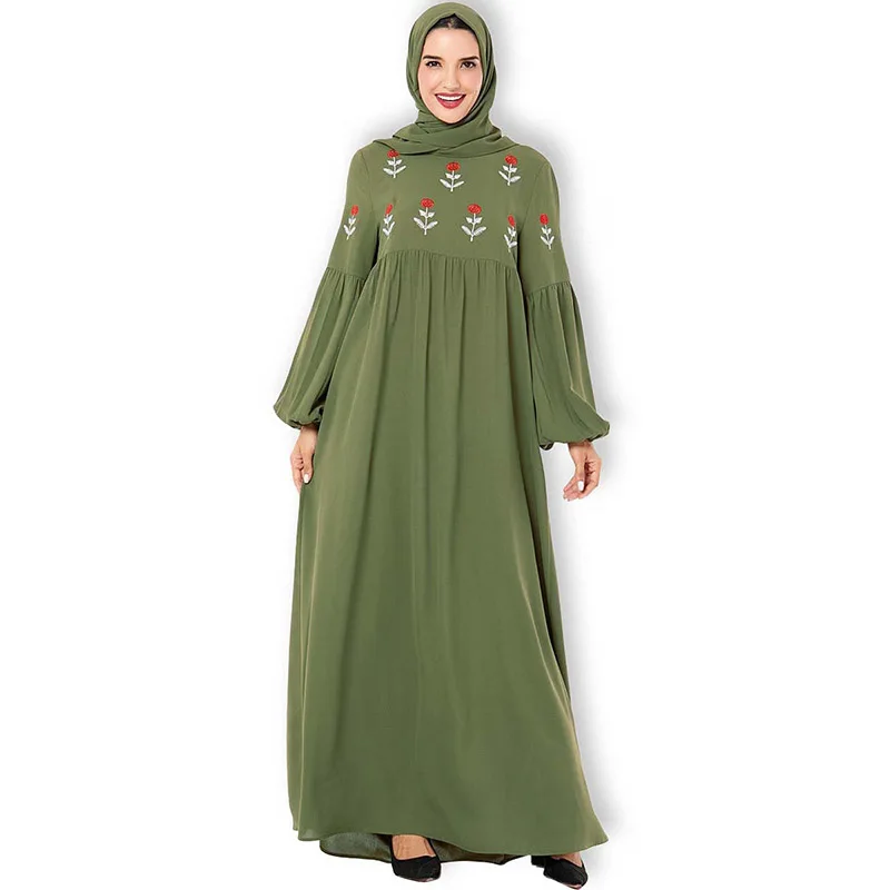 Модные благородные халаты Ближнего Востока, платье для путешествий в Дубае, арабское женское платье большого размера с вышивкой, мусульман...