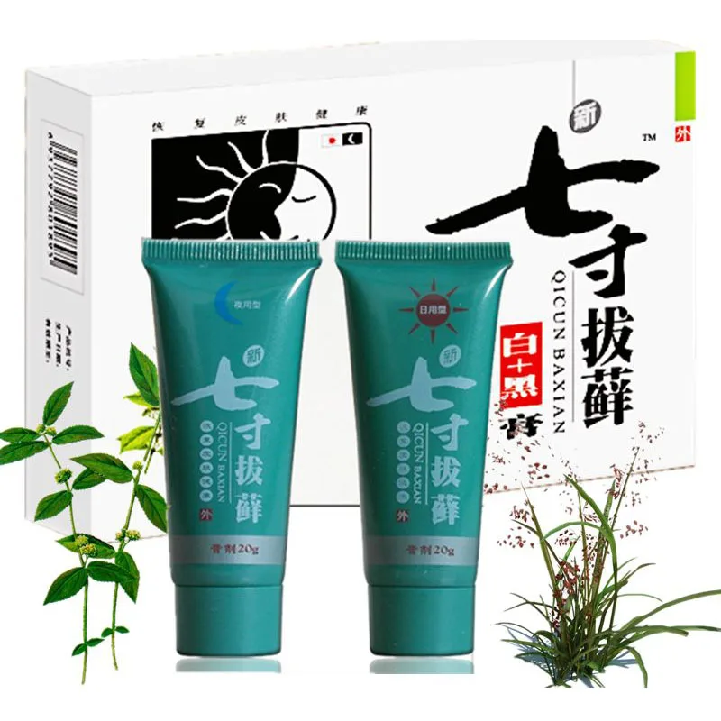 

10Sets Chinese Herbal 20g+20g Day &amp Night Body Psoriasis Cream Dermatitis Eczematoid Eczema Ointment Skin Psoriasis Treatment