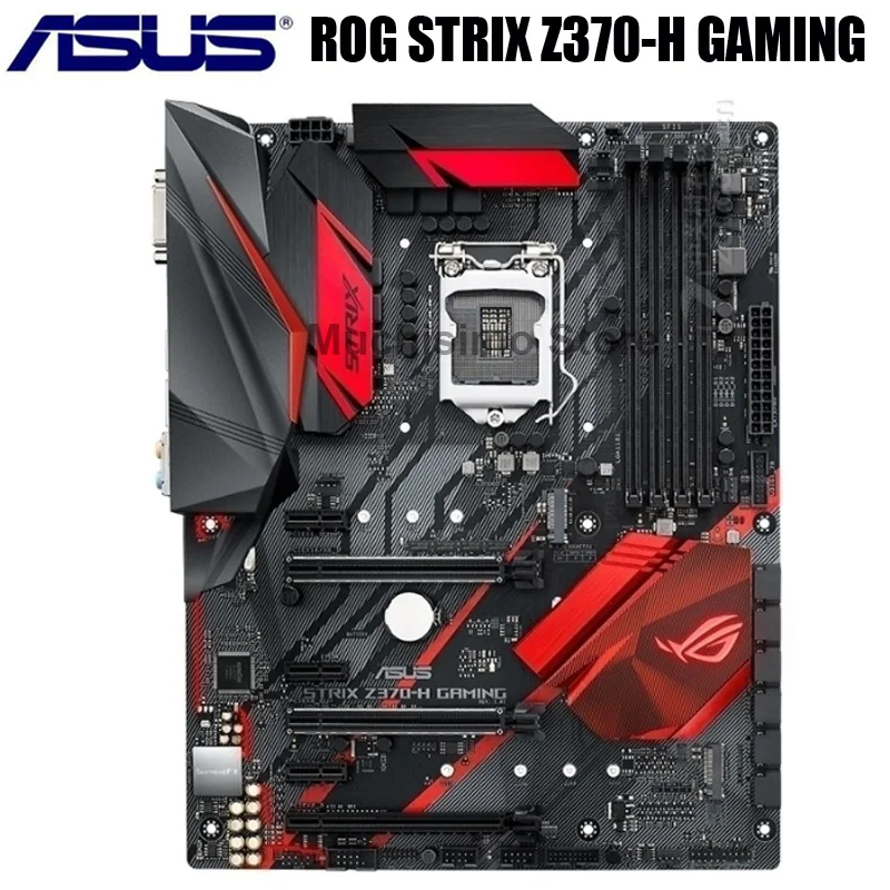 

Asus ROG STRIX Z370-H игровая материнская плата LGA 1151 i7 i5 i3 DDR4 64 Гб PCI-E 3,0 M.2 настольный ПК Z370 плаша-мама 1151 HDMI-совместимая