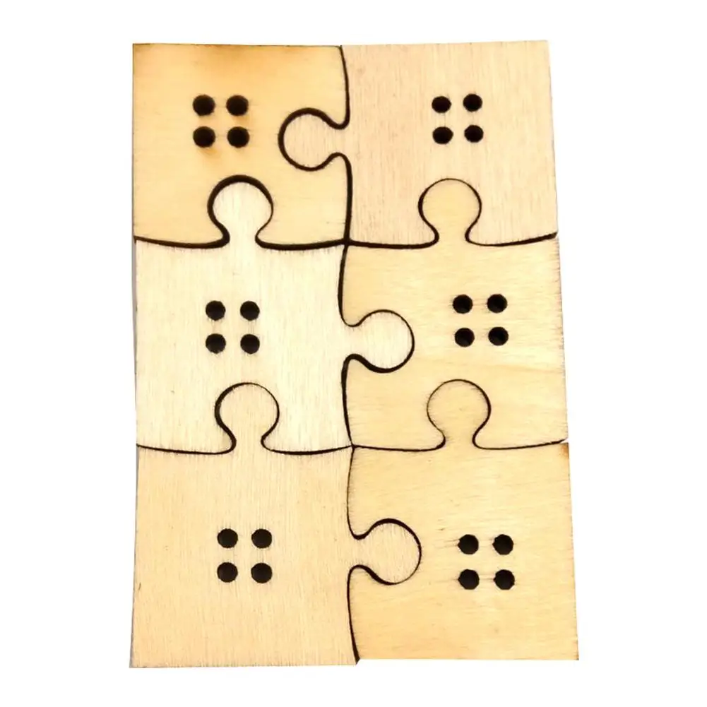 90 шт. DIY деревянные пуговицы по охране окружающей среды строительный блок формы