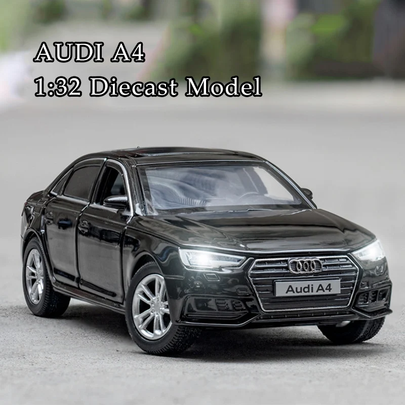 

1:32 AUDI A4 Alloy Car Model Metal Diecast Toys For Kids Collection/Diecast Vehicles Pull-back Vehicle Boy Toy Car Gift