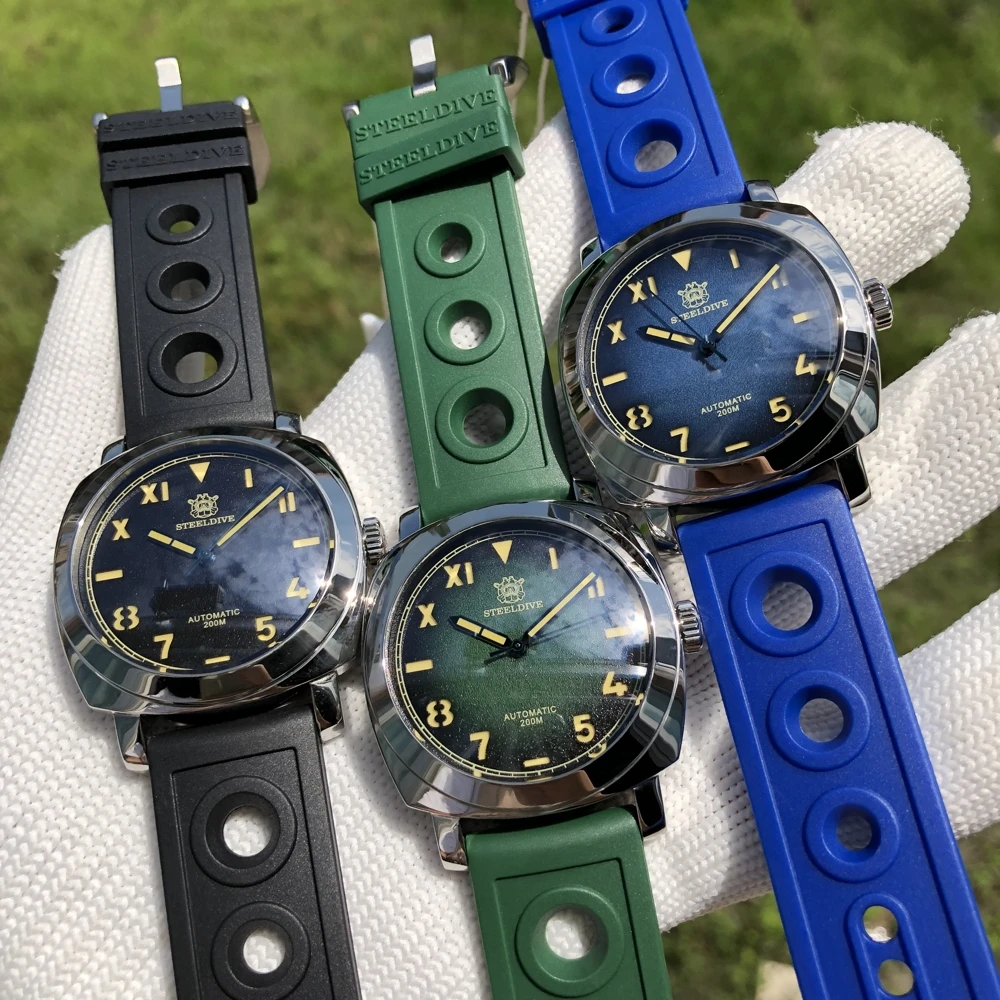 Стальные часы для дайвинга SD1938 мужские 200 м автоматические механические 316L
