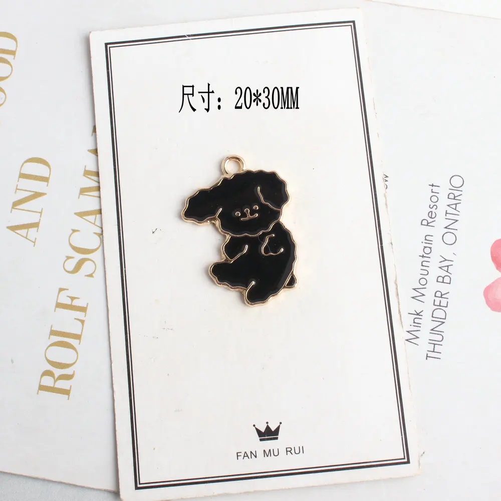 

10pcs Cute Dog DIY Metal Charm Pendant For Women Necklace Earrings Jewelry accessories Accessories