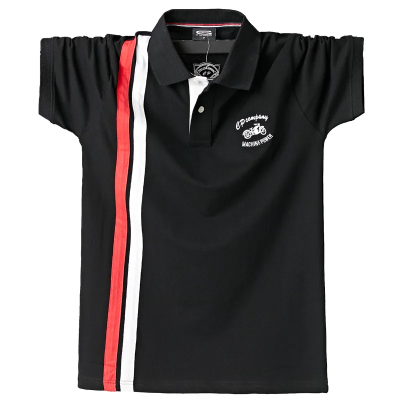 Мужская рубашка поло летняя хлопковая деловая Повседневная брендовая одежда с