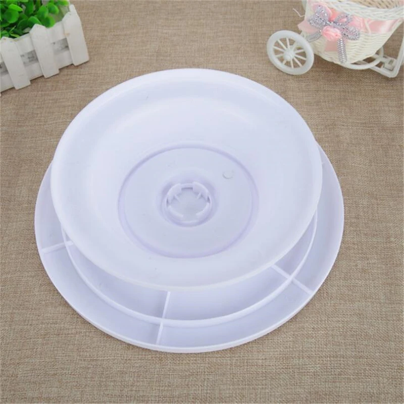 

10 Inch Cake Turntable Rotating Anti-skid Round Cake Stand Cake Decorating Tools Cake Rotary Table Kitchen DIY Pan Baking Tools