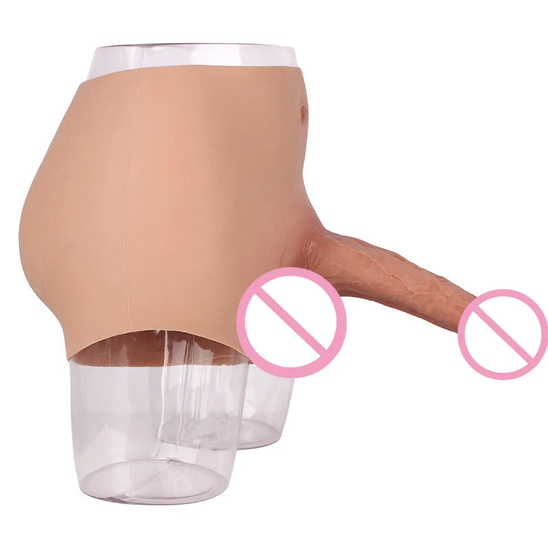 Супер длинный мягкий страпон 20 см реалистичный женский пенис с большим страпоном