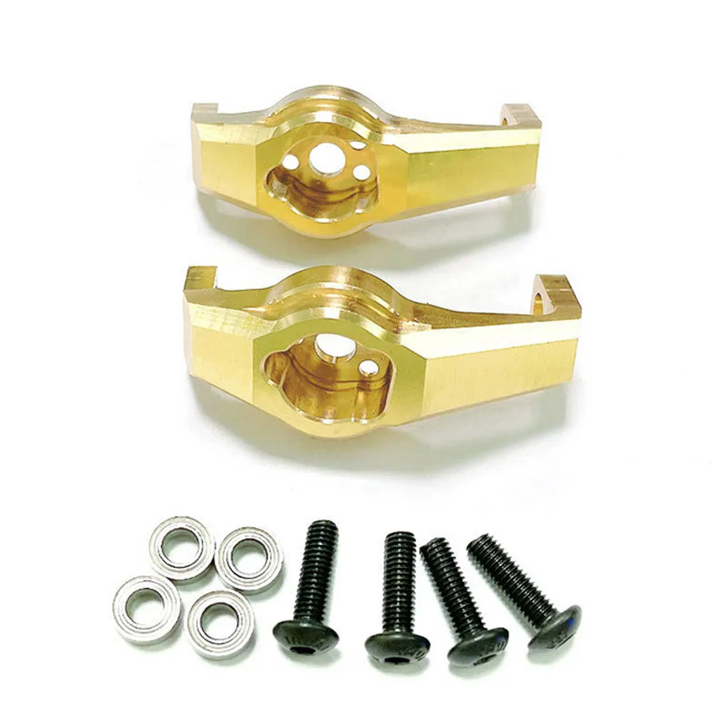 2шт сверхмощный латунный передний рулевой Держатель C сиденья блоки для 1/10 Traxxas TRX4 Defender RC автомобильные