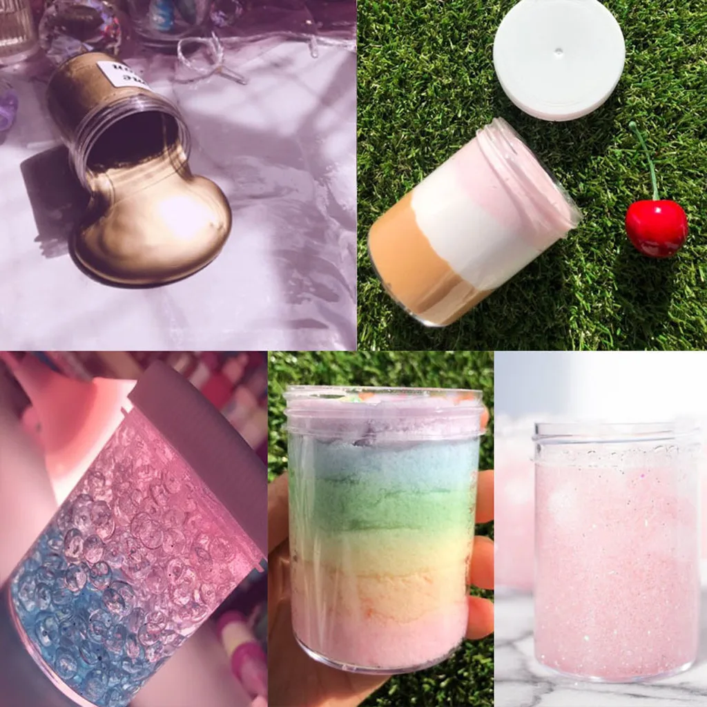 Container Slime Clay Makeup Jar Cosmetic Pot Home Organizer Tools Storage Accessories 2019 Box #20 |