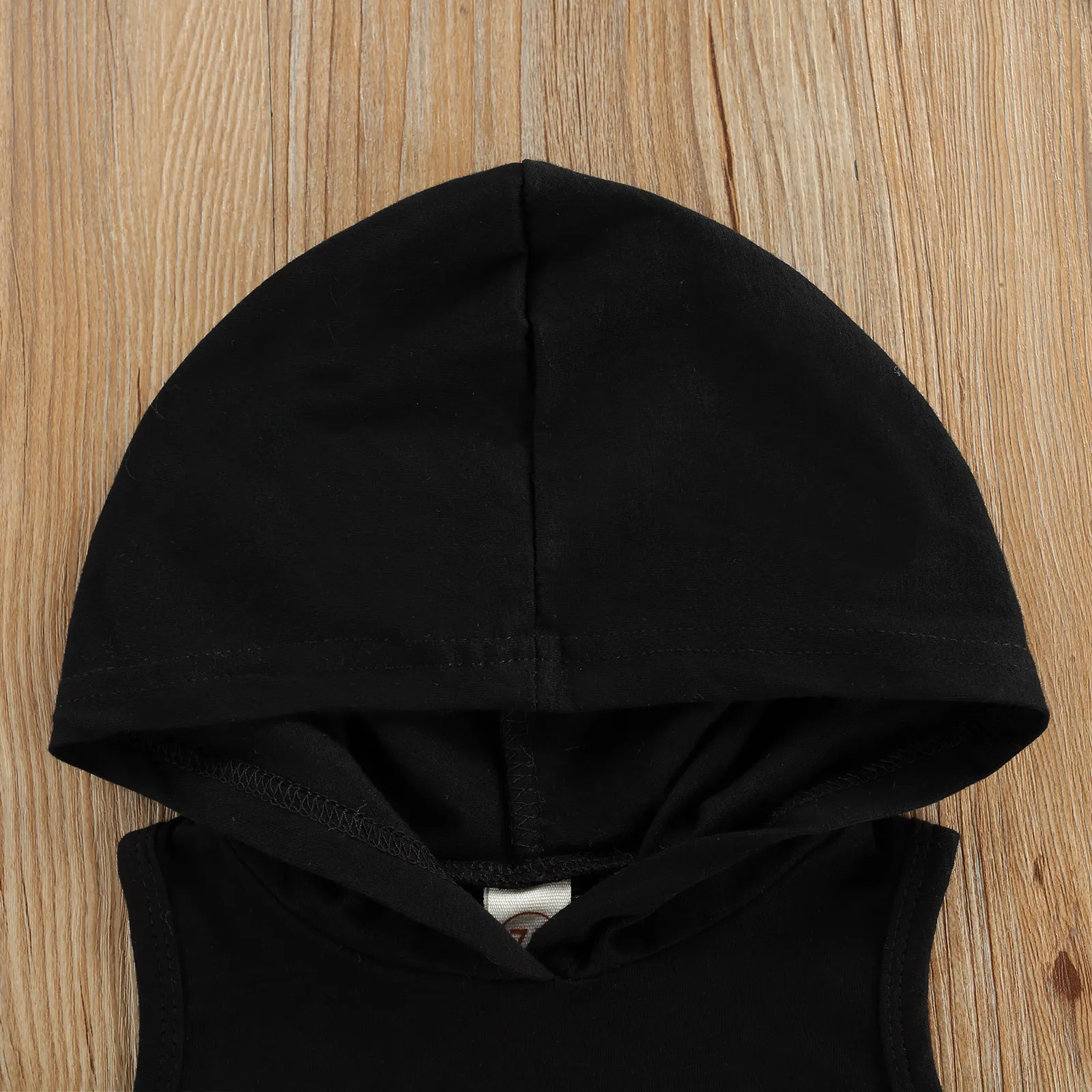 Newborn Baby Boys Fashion Sleeveless Letter Print Hoodie Stylish Tops For Kids Boys Baby Clothes Children's Clothes Short Sleeve